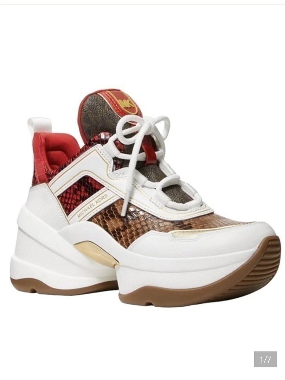Michael Kors Olympia Platform Sneaker size 9.5